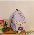 Macaron color cute french fries bear backpack for primary and secondary school students, large capacity, wear-resistant and easy to take care of, backpack