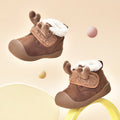 Toddler shoes for boys and girls, autumn/winter, baby cotton shoes, fleece-lined, soft sole, ages 0-1-3 years, warm baby shoes