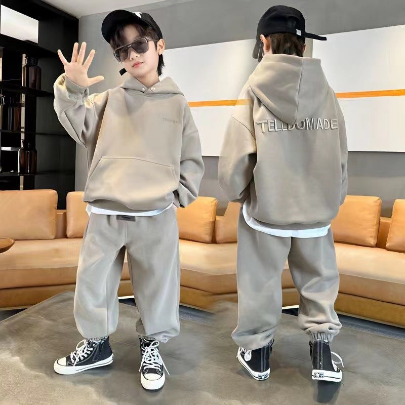 Korean style boys' autumn outfit set - trendy  new spring/autumn collection - stylish and fashionable for older boys and teens