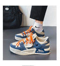 2025 spring new men's shoes: trendy, versatile casual sneakers, original niche thick-soled panda skate shoes for men
