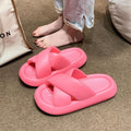 2025 hot-selling minimalist versatile criss-cross bow thong sandals for women - summer outdoor wear, trendy anti-slip beach slippers