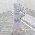 Kids bathrobe coral velvet spring & fallwinter children's bath towel baby boy pajamas boys and girls nightgown home clothes trendy