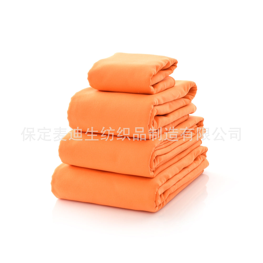 Factory direct quick-dry beach towels with embroidered logos, printed advertising logos, sand-free bath towels, soft, absorbent, and lint-free