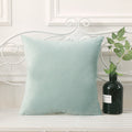 Simple pure color pillowcase velvet pillow bedside waist pillow living room sofa cushion dutch velvet drop shipping free shipping