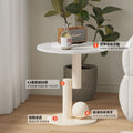 Creative accessible luxury round slate coffee table table balcony office sofa living room small apartment small table side table bedside