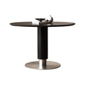 For homesmall apartment restaurant modern casual solid wood dining table via round table medieval travertine slate dining table and chair combination
