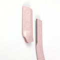 Straight handle environmental-friendly eyebrow trimmer for women, wheat straw, biodegradable material, eyebrow trimmer, stainless steel protective net, eyebrow trimmer wholesale