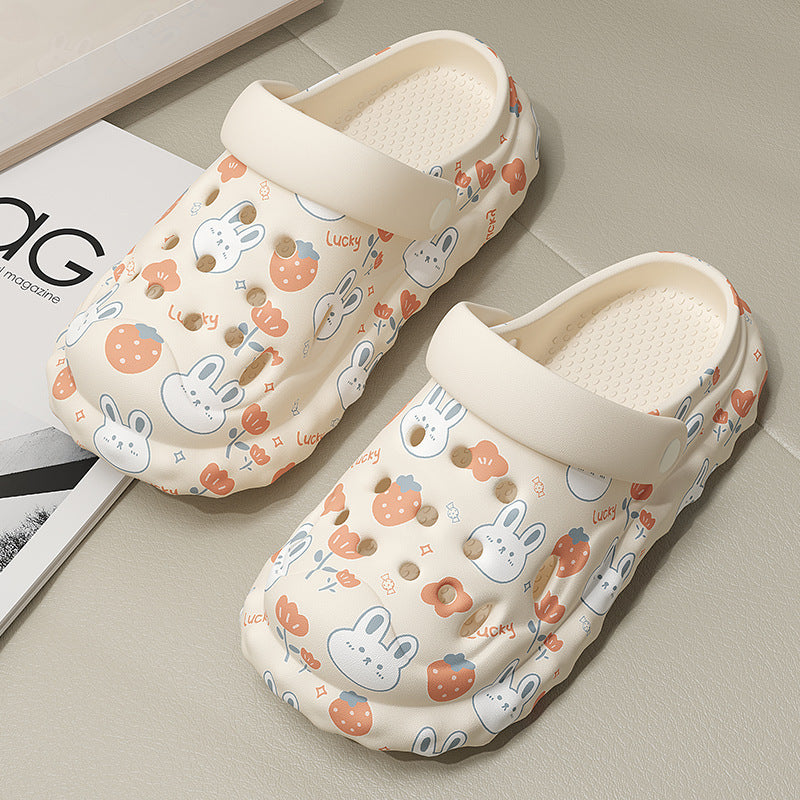 2025 women's summer slippers: super comfortable, cute, casual, versatile, indoor/outdoor, non-slip, clogs, thick sole