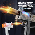 new product popular popular handheld fully automatic fire-breathing reloading electric children's water gun toy street stall wholesale