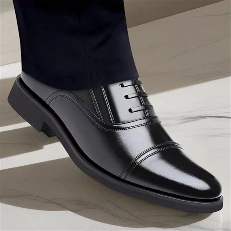 Men's leather dress shoes - spring/autumn work & business casual - slip-on loafers - wholesale & dropshipping available