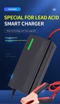 12v 10a fully automatic pulse repair battery charger for car, motorcycle, and energy storage batteries