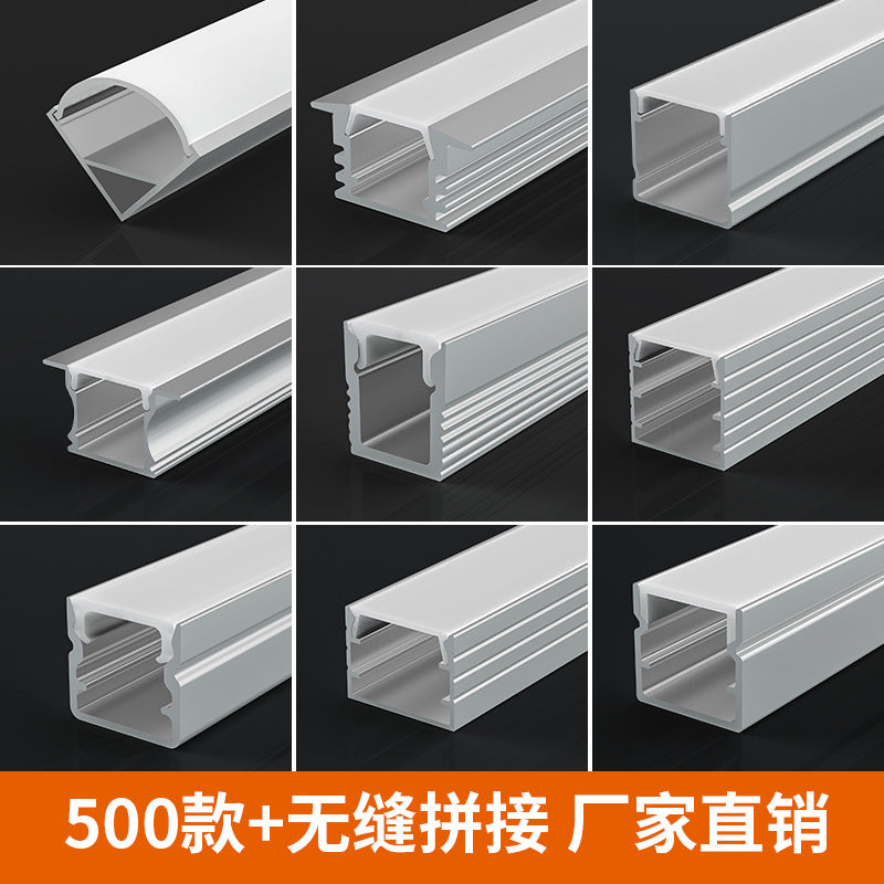 Aluminum trough linear light embedded linear light ceiling concealed led linear light aluminum alloy light trough surface mounted linear light