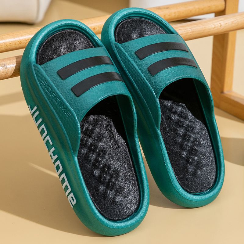 New men's and boys' "cloud-like" slippers: soft, non-slip summer slides for indoor and outdoor wear - perfect for matching family sets