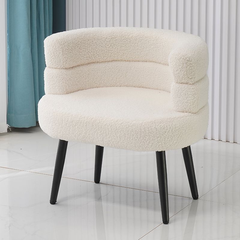 Sofa cashmere makeup chair popular single chair makeup casual chair luxury cute semicircle