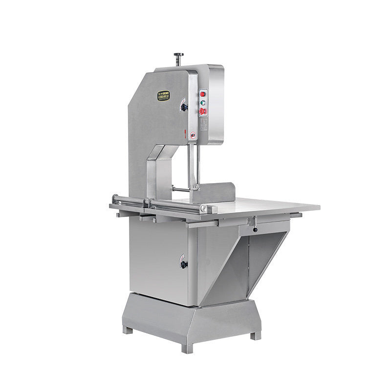 Henglian commercial bone saw - vertical frozen meat, pork ribs, pig trotters, beef ribs quick cutting tabletop push-type bone cutting machine