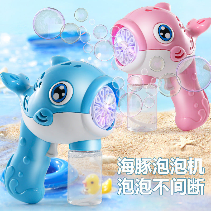 tiktok kids' handheld gatling bubble machine - fully automatic bubble blower - 2026 new model - wholesale toys for boys and girls