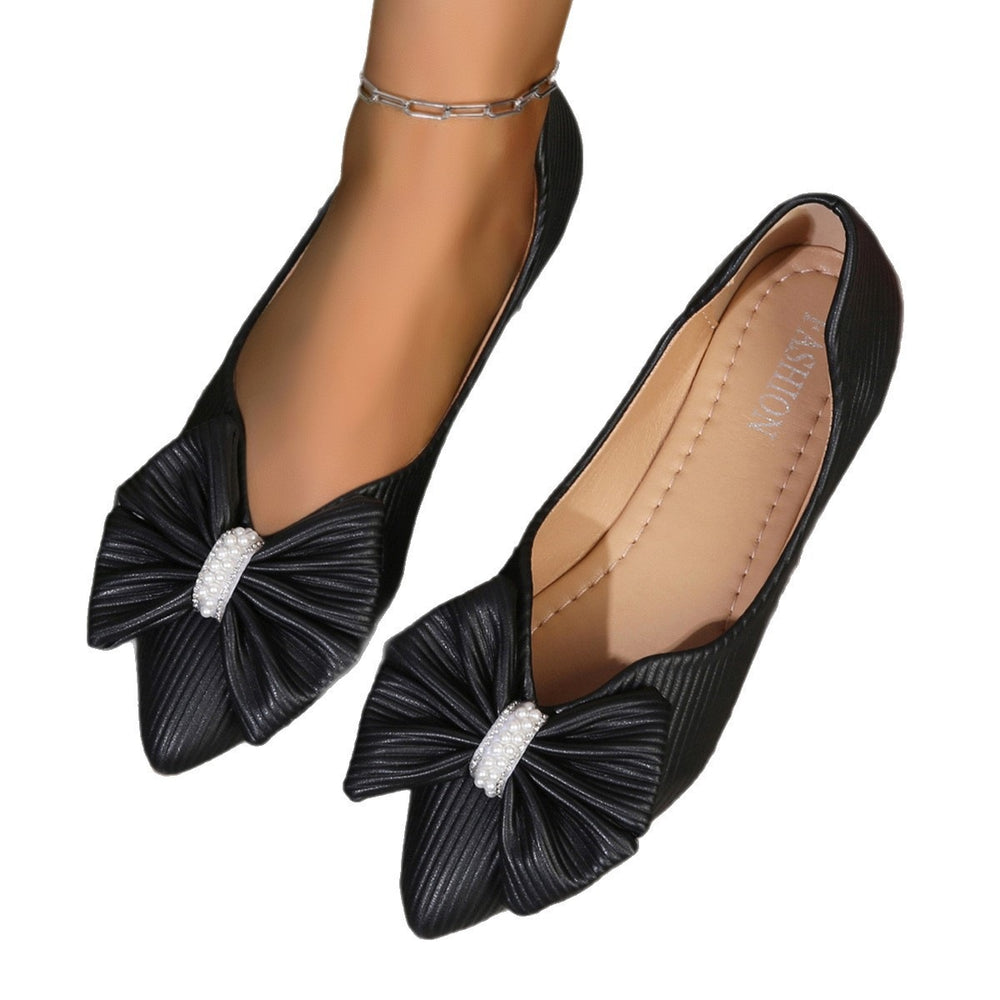 French bow slip-ons with skirt:  spring/summer new arrivals - versatile, casual, and stylish driving loafers