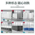 Office foldable movable screen partition wall factory workshop activity partition warehouse wall panel simple sliding partition