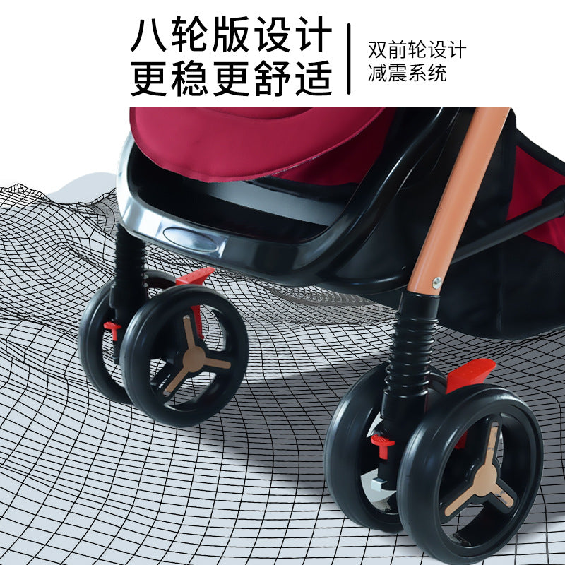 Lightweight, reclining, and foldable umbrella stroller - perfect for babies and toddlers (0-3 years) - your go-to baby carrier for easy outings!