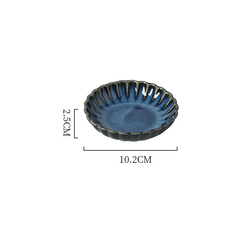 Japanese style ceramic bowls, plates, household high-looking rice bowls, soup bowls, dish sets, ins kiln turned into retro