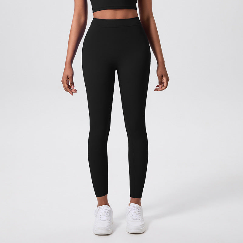 European and american cross-border beauty back yoga suit two-piece set high waist hip lifting running sports fitness suit suit women's wholesale