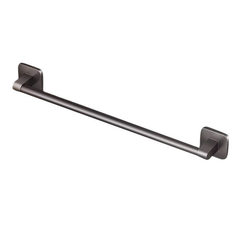 Factory direct: no-drill towel bar - wall mounted bathroom & toilet organizer rack - single rod storage hanger