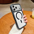 Cool three-in-one magnetic anti-slip edge strip suitable for iphone 17promax mobile phone case apple 11 anti-fall case 13