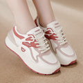 Women's plus size leather sneakers for cross-border e-commerce: new korean style, versatile, flat, non-slip, fashionable casual running shoes