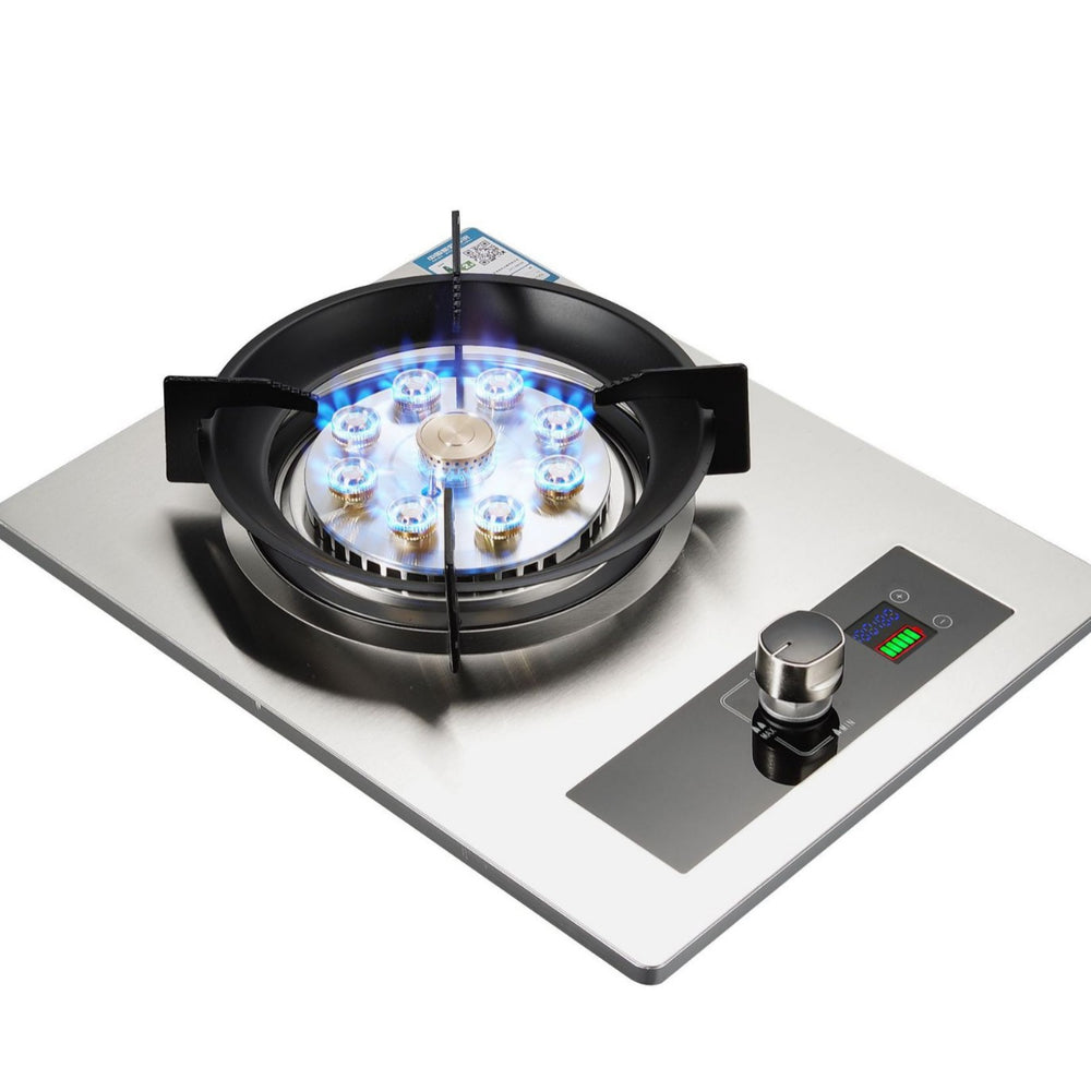 Gas stove single stove for home gas stove fierce stove liquefied gas stove desktop embedded stainless steel timing