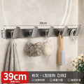No punching clothes hook, door rear clothes hanger, wall-mounted door entrance, coat cabinet hook, strong row hook