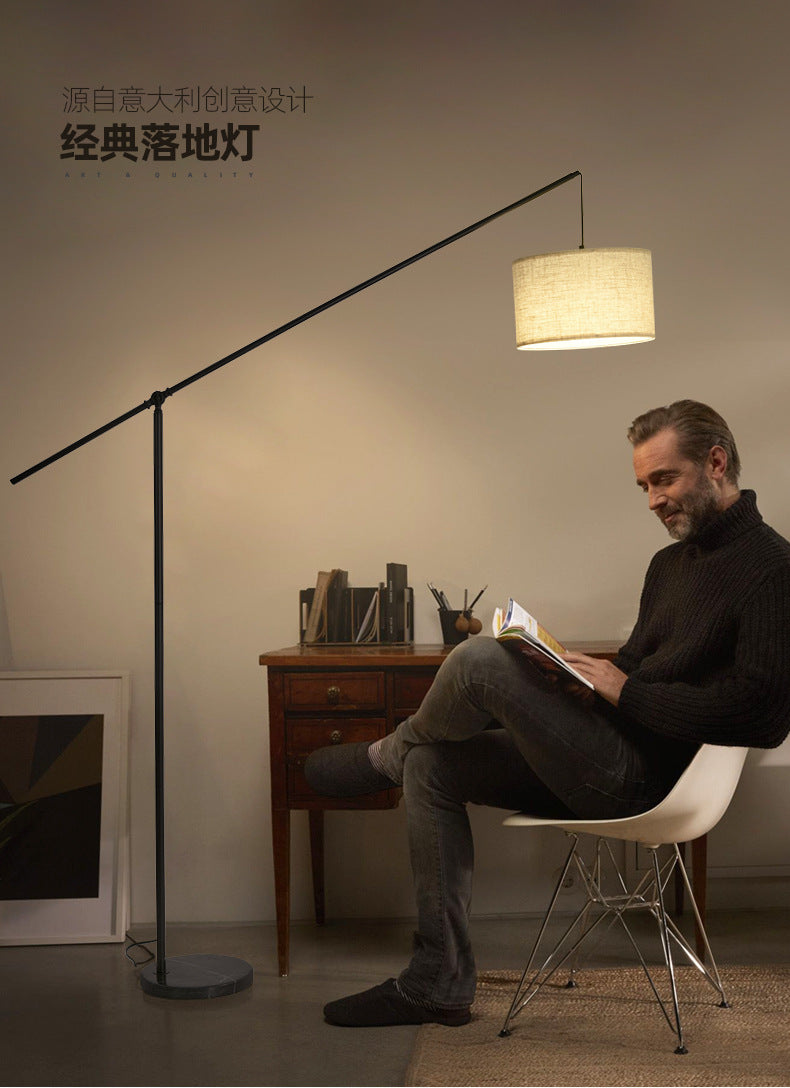 [Customized] Floor lamp lamps Full spectrum vertical desk lamp Bedroom fishing lamp Living room atmosphere lamp next to sofa