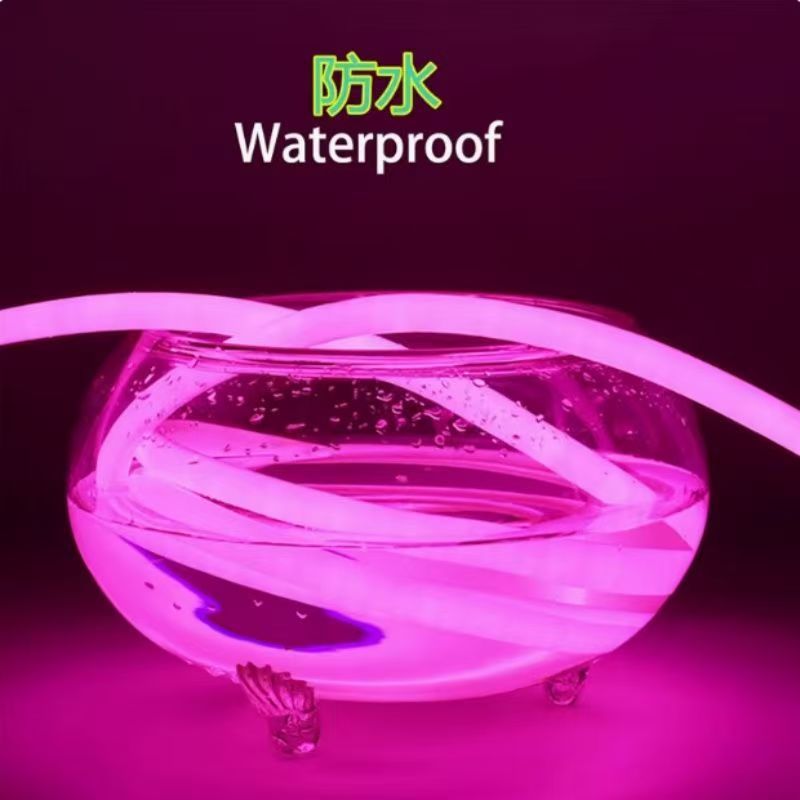 12v neon led silicone strip light - flexible, waterproof, ideal for outdoor advertising signs, lettering, and decorative lighting