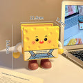 Cute and creative cheese-shaped desktop organizer - makeup brush holder, high-value student stationery pen holder, new  design