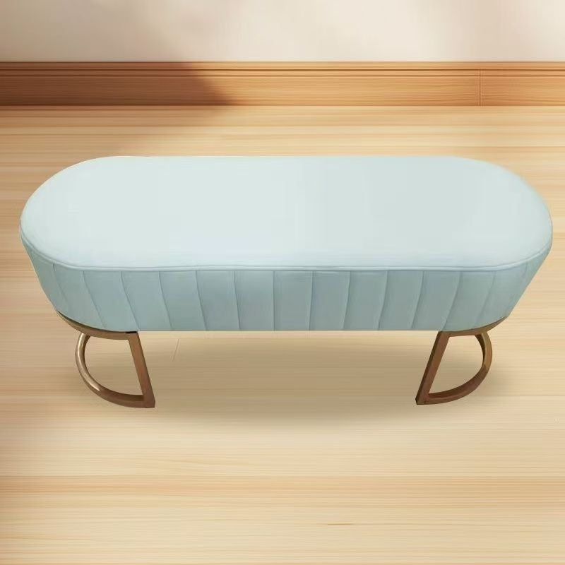 Clothing store shoe trying stool, fitting room, shopping mall rest stool, shoe changing stool, long bed end stool, for home doorway bench