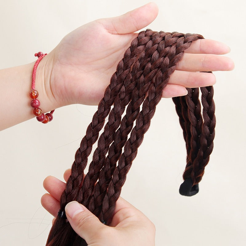 New Chinese braids wig braids twist long braids fashion box braids wig female ponytail sweet cool millennial babes