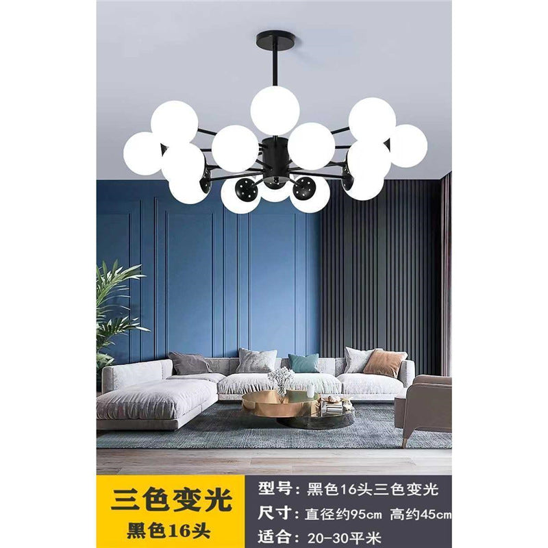 Nordic led pendant light - modern minimalist style for living room,  new arrival, bedroom main light, gold magic bean lamp