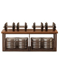 Desktop storage rack cup holder cup storage handy gadget drawer dining table side counter snack multi-layer tea bag tea cup