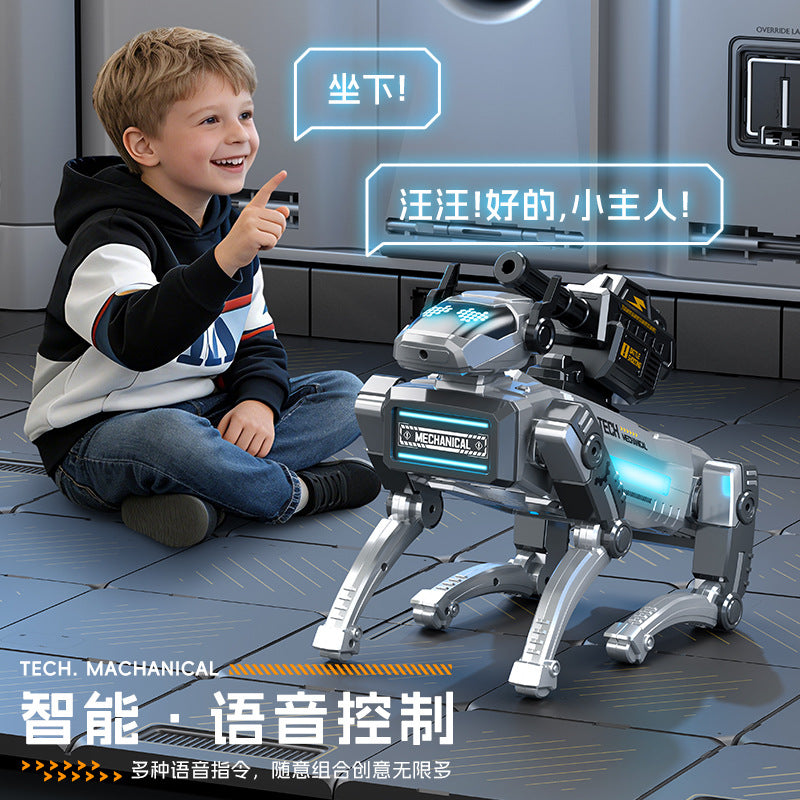 【customizable】bionic ai smart robot dog - programmable mechanical dog - kids' gift - boy's robot - remote control toy