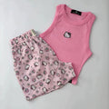 Women's vest shorts wholesale top and shorts set new tops and pants for women wholesale tops