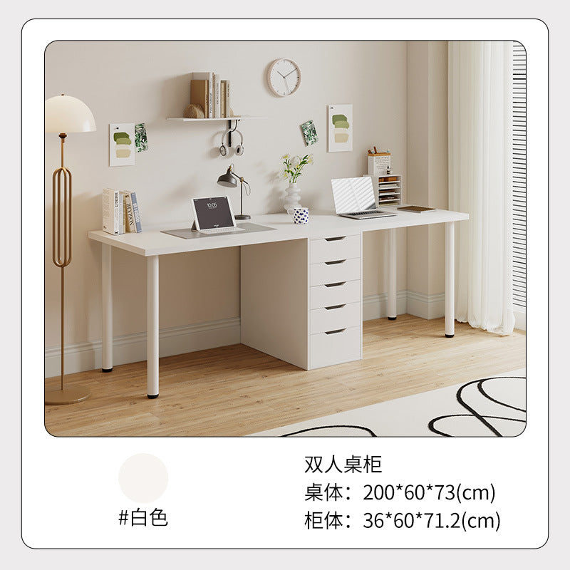 Computer desk desk casualwhitekids study table for home student writing desk double long office desk dressing table