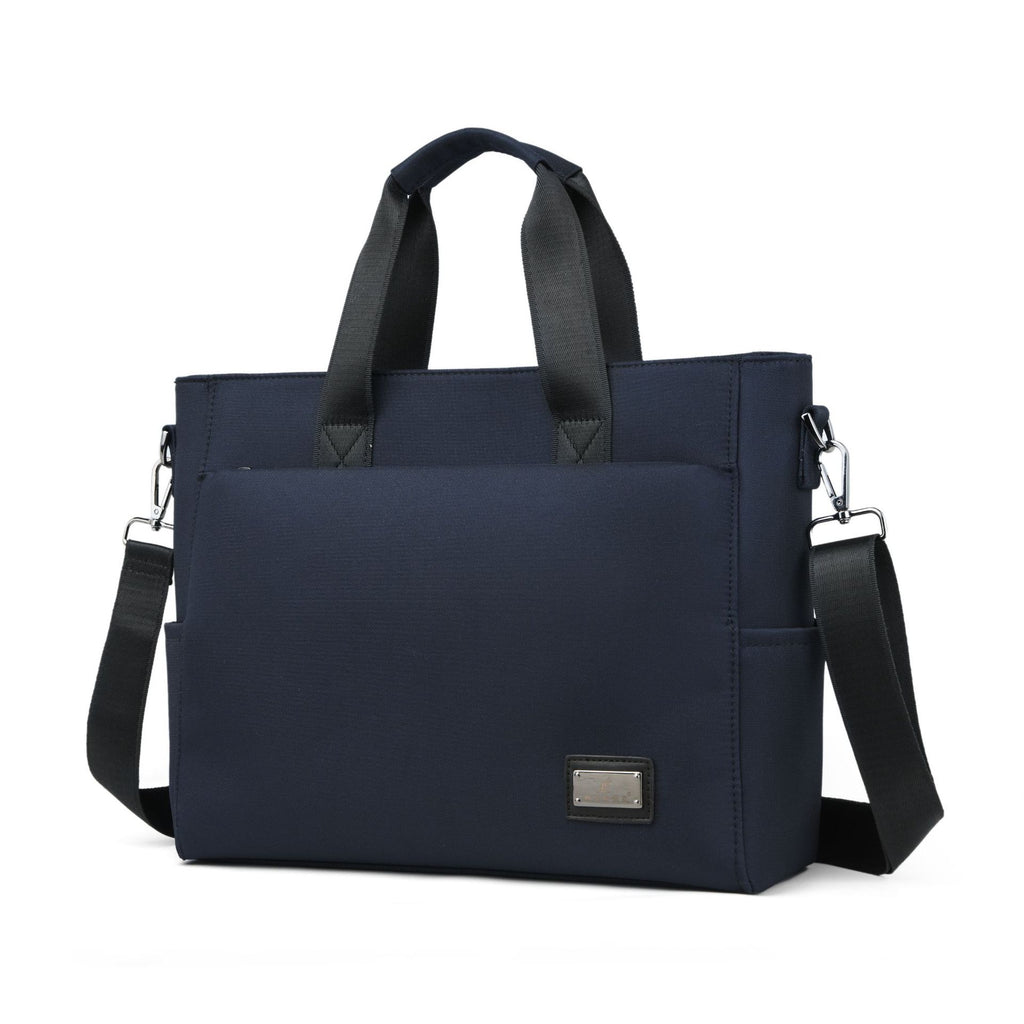 New men's fashion trend handbag large capacity high sense briefcase business bag laptop bag