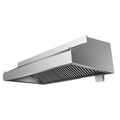 Range hood shell cover stainless steel exhaust hood restaurant kitchen hood adsorption dust cover air duct accessories wholesale