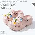 2025 new platform clogs for women - closed toe, non-slip, odor-resistant, comfortable summer fashion slides for outdoor wear