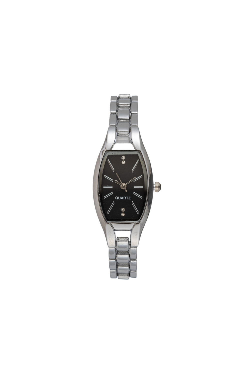 Wholesale minimalist retro barrel-shaped women's watch - unique stainless steel bracelet quartz watch for export