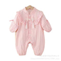 Baby clothes spring & fall chinese style 100-day one-piece baby girl full-month suit new chinoiserie ha shirt long sleeves climbing suit