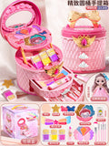 Round bucket tote bag [doll + wet wipes]