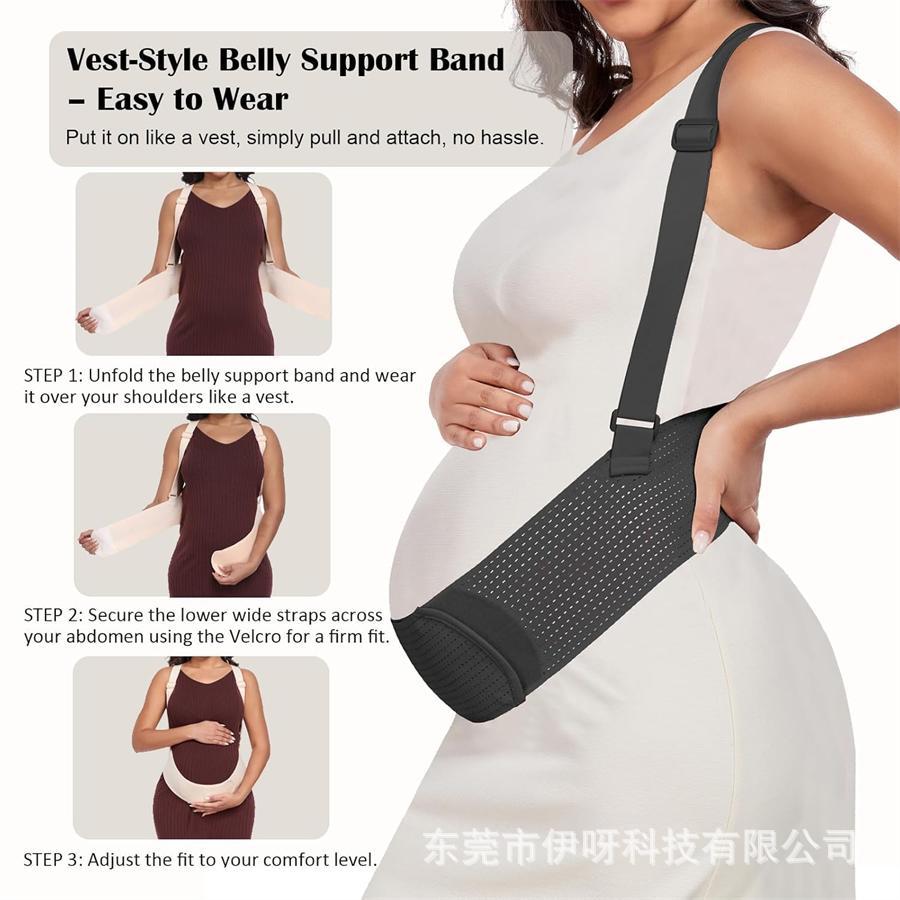 Shoulder belly support belt, breathable maternity waist support belt, prenatal belly support belt, maternity waist support belt, belly support belt