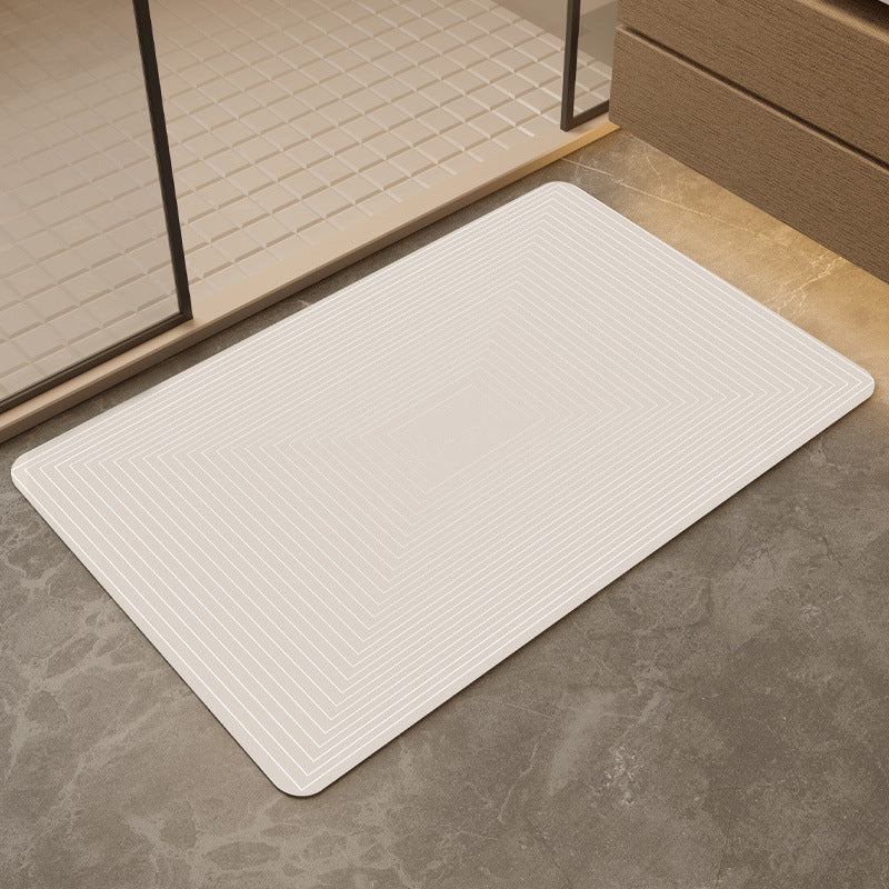 Diatom mud bathroom floor mat, water-absorbent non-slip bathroom floor mat, toilet casual quick-drying soft mat, thickened for bathroom