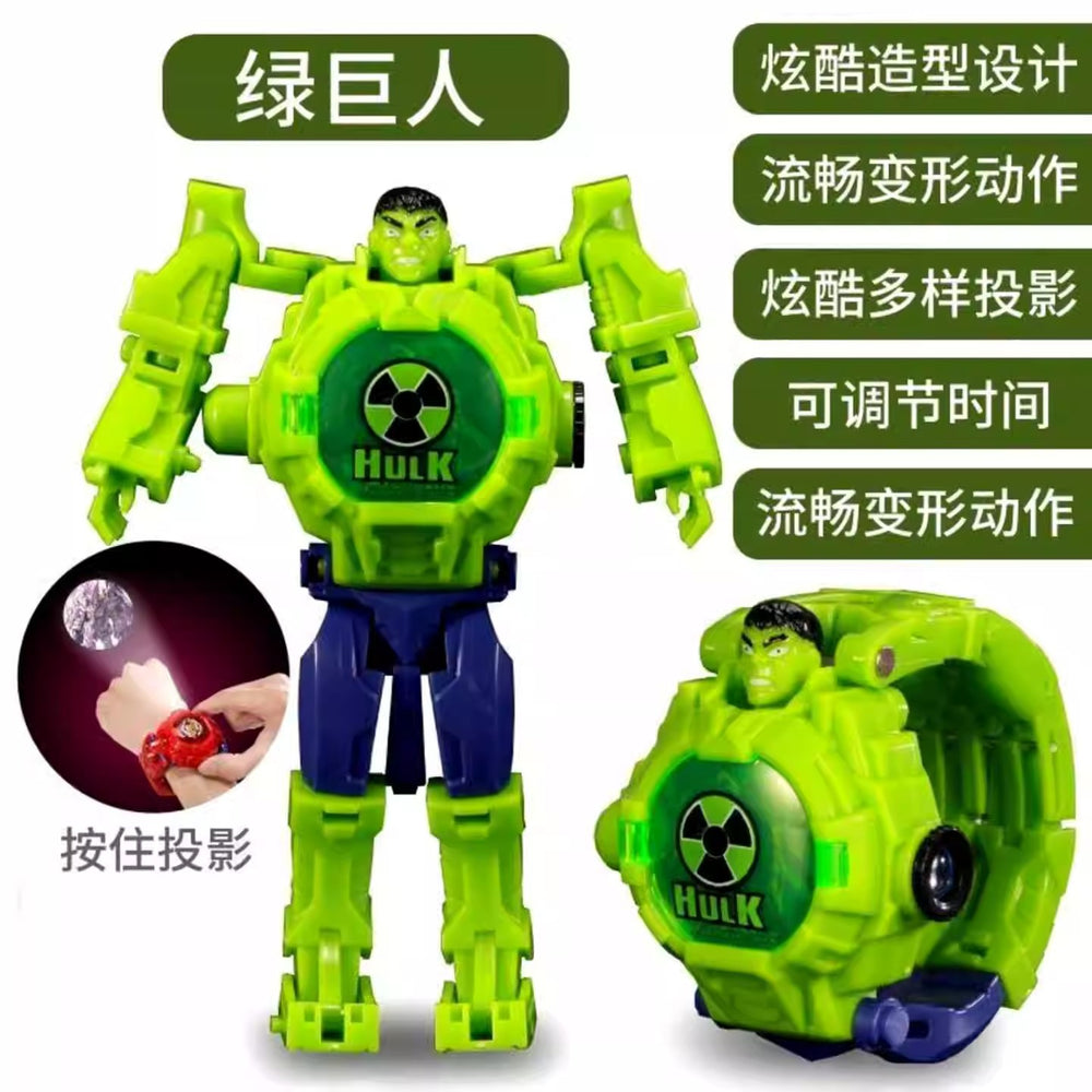 Ultraman zero watch - kids' edition: light-up projector, transforming toy, perfect gift for preschoolers and toddlers
