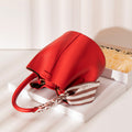Large capacity versatile bucket bag - 2026 new arrival - high-end small bag - red bridal wedding bag - women's handbag